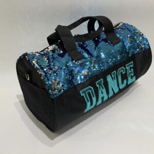 Dance Duffel Bag – Blue Sequin