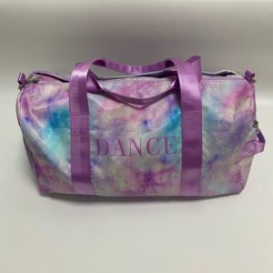 Dance Duffel Bag – Polyester – Purple/Purple Lettering