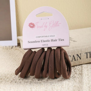 Seamless Hair Ties - Light Brown