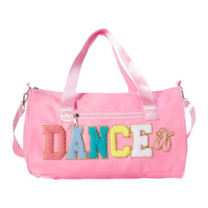 Dance Duffel Bag – Pink/Multi Lettering