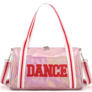 Dance Duffel Bag – Pink/Pink Lettering